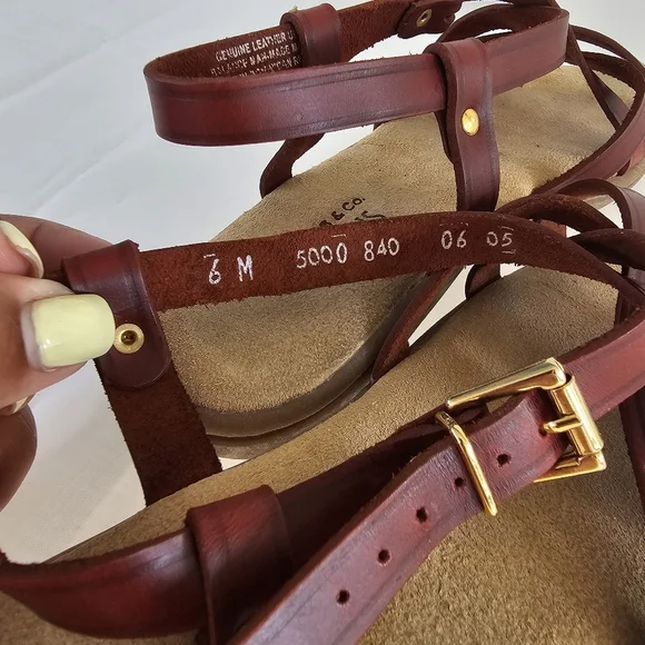 G.H. Bass & Co. Sunjuns Women's Brown Sandals - Picture 5 of 8